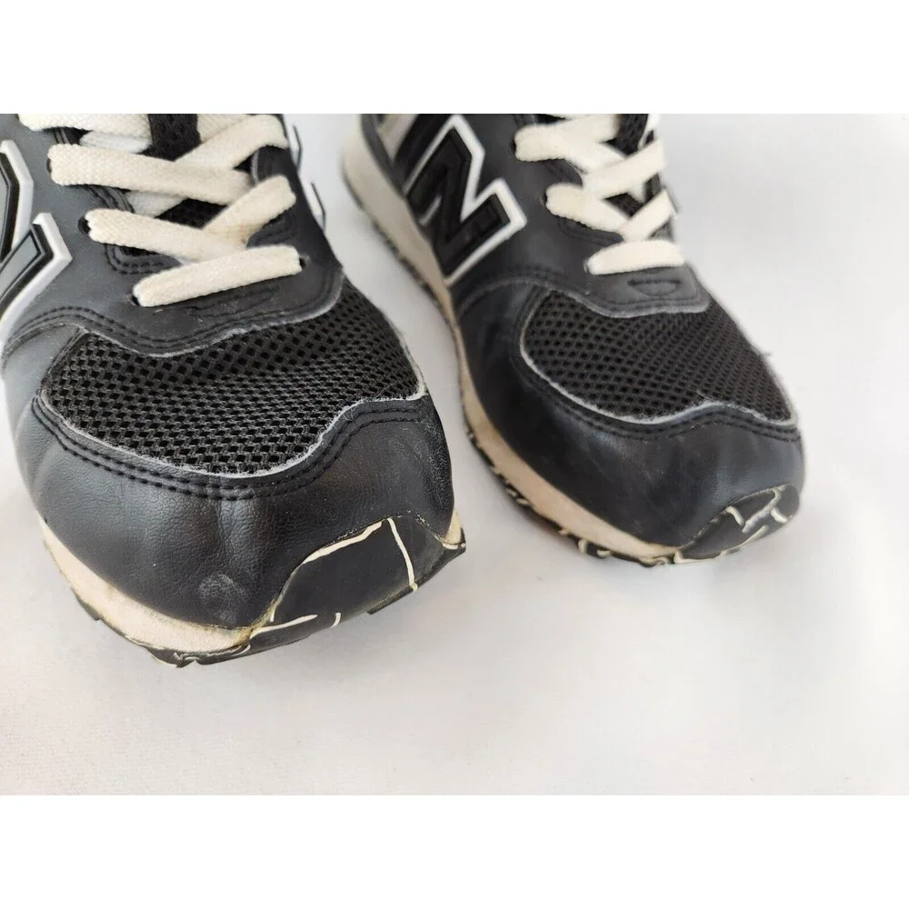 Kids New Balance Shoes 574 Black‎ White Sneakers Running Shoes Size Youth 3